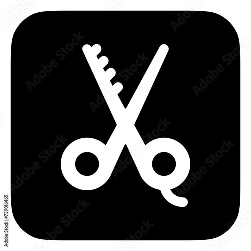 Editable shears vector icon. Barbershop, lifestyle, grooming. Part of a big icon set family. Perfect for web and app interfaces, presentations, infographics, etc