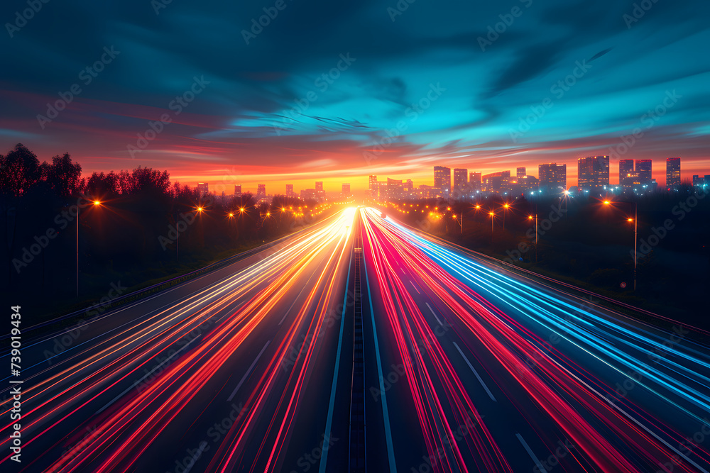 traffic at night traffic at night