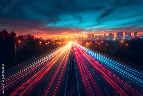 traffic at night