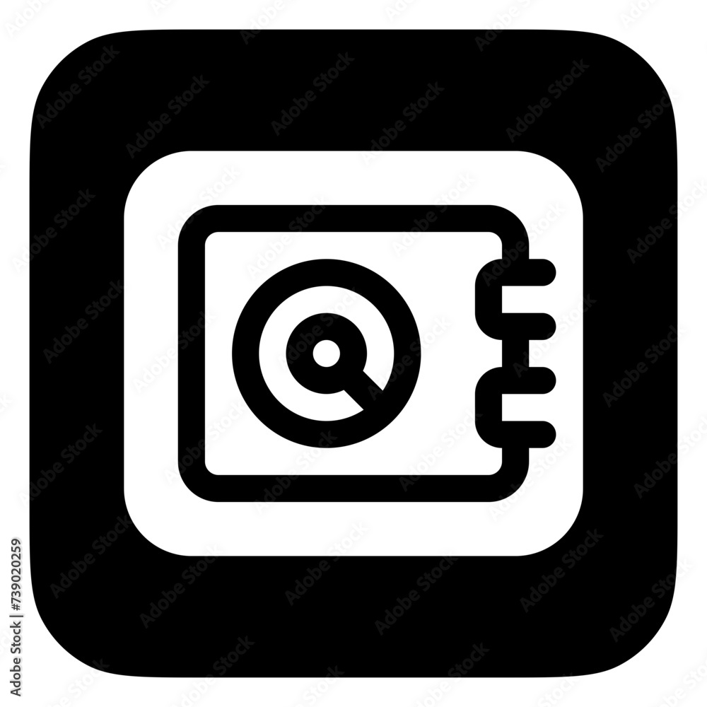 Editable deposit box, safebox vector icon. Part of a big icon set family. Perfect for web and app interfaces, presentations, infographics, etc Editable deposit box, safebox vector icon. Part of a big icon set family. Perfect for web and app interfaces, presentations, infographics, etc