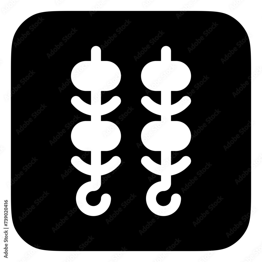 Editable bbq, shish kebab, satay vector icon. Part of a big icon set family. Perfect for web and app interfaces, presentations, infographics, etc Editable bbq, shish kebab, satay vector icon. Part of a big icon set family. Perfect for web and app interfaces, presentations, infographics, etc