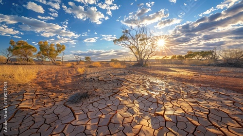 global warming extreme weather events A remote, broken and barren area. Climate change impacts