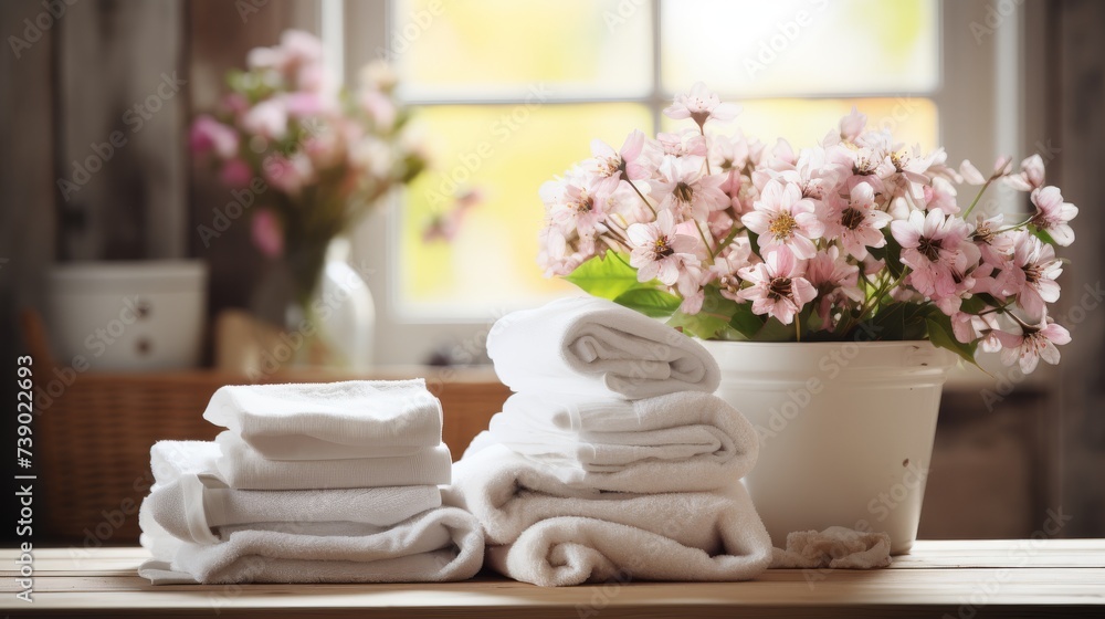 Towels detergent and fabric softener