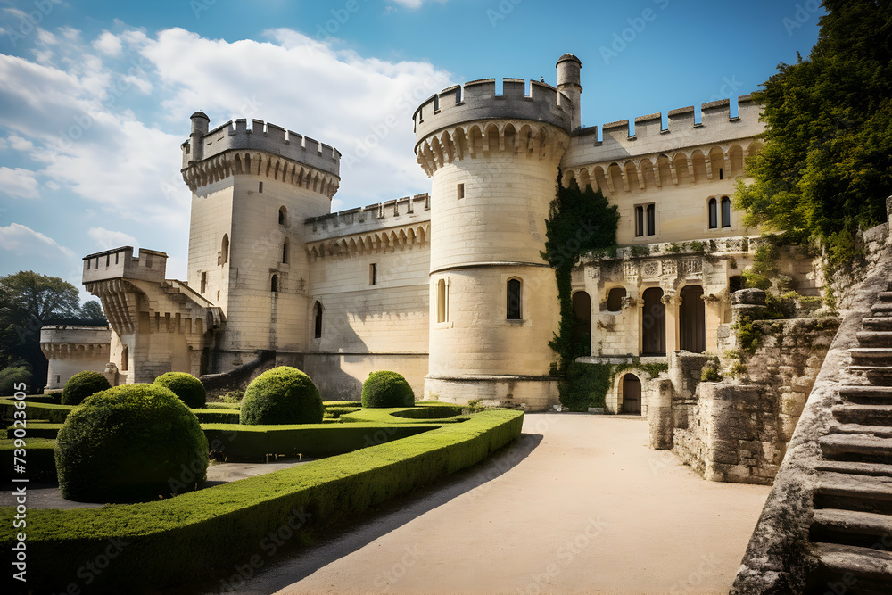 Castle of Chenonceau in the Loire Valley, France