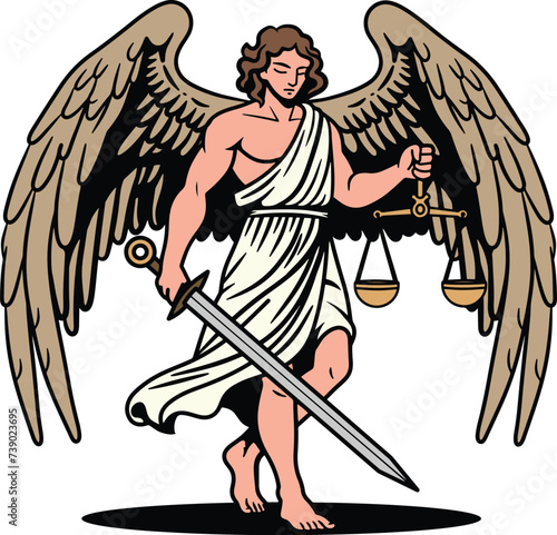 Angel with sword