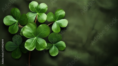 Four-leaf clovers, Shamrocks for St Patrick's Day