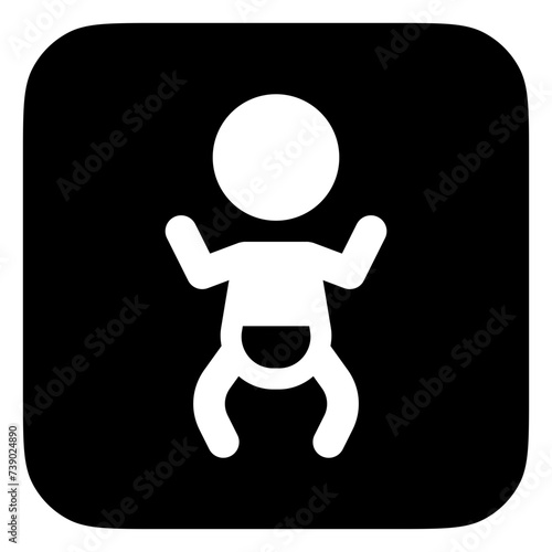 Editable baby, nursing room vector icon. Part of a big icon set family. Perfect for web and app interfaces, presentations, infographics, etc