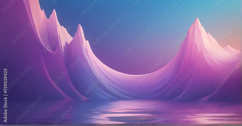 Dynamic Gradients ice effect background
