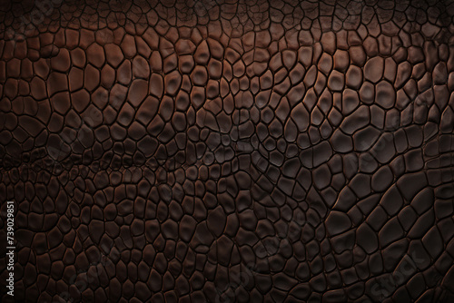 Processed collage of dark leather surface texture. Background for banner, backdrop or texture
