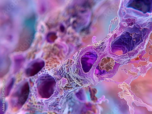 Pathology insights deciphering disease through microscopic clues photo