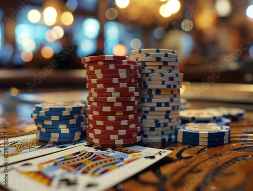 The strategic mind games of a high stakes poker match