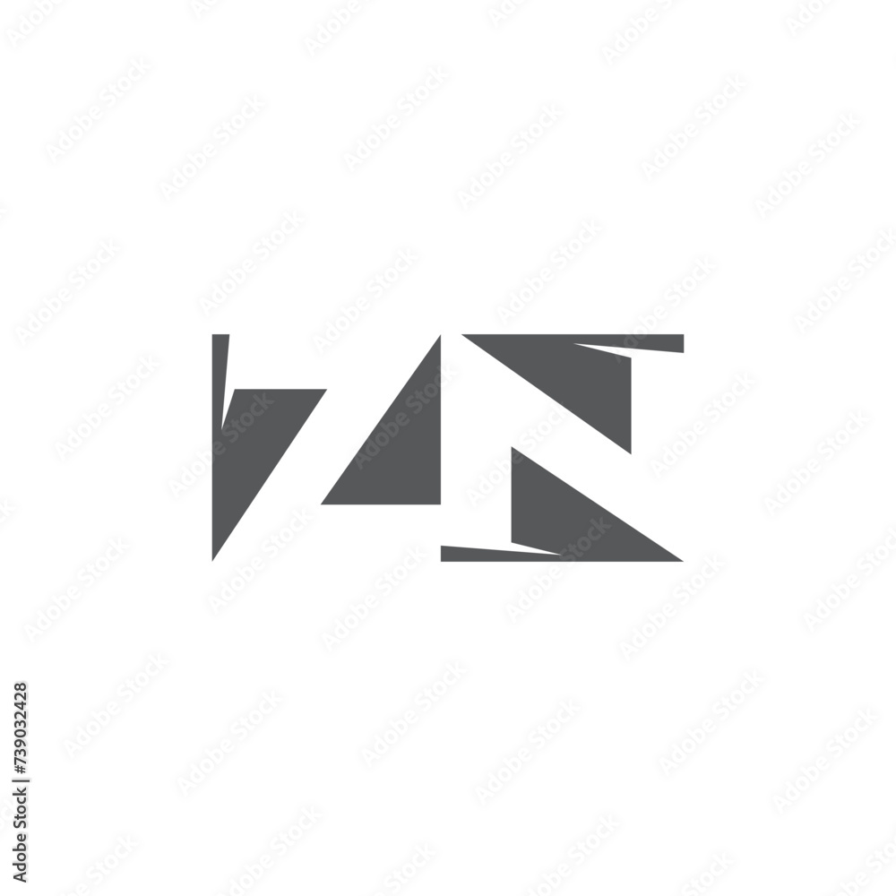 Alphabet Initials logo ZN, NZ, Z and N Alphabet Initials logo ZN, NZ, Z and N