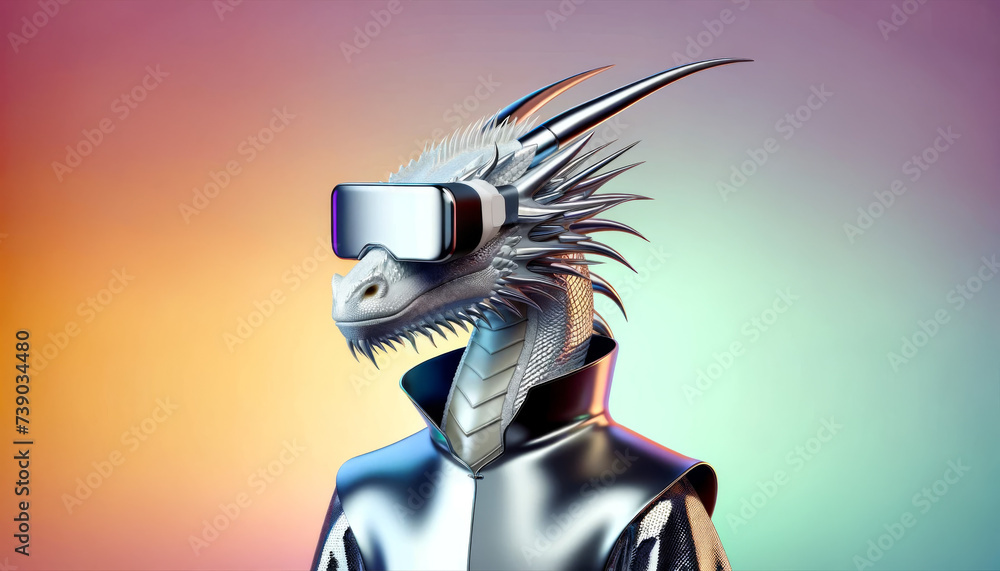 Futuristic VR Dragon Futuristic VR Dragon
