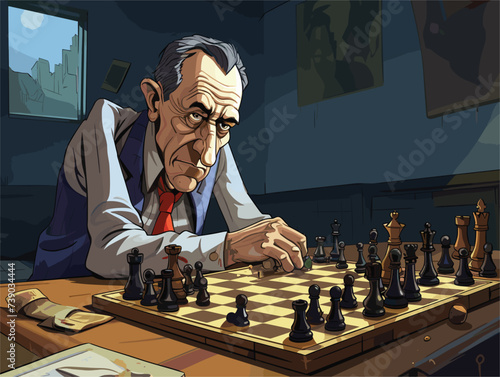 person playing chess