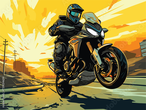  The average runner become motorcycle rider