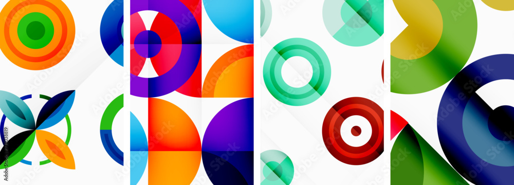 Round geometric elements and circles in background design for wallpaper, business card, cover, poster, banner, brochure, header, website Round geometric elements and circles in background design for wallpaper, business card, cover, poster, banner, brochure, header, website