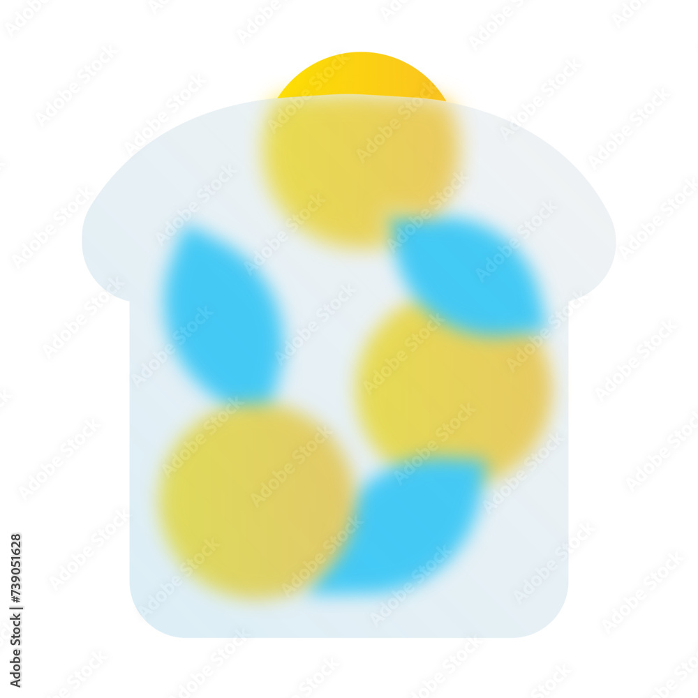 Bread Sandwich Food Beverages Glassmorphism UI Icon Sign and Symbol ...