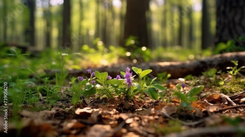 flowers that grow on the forest floor