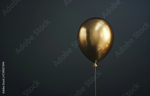 isolated gold balloon isolated stock photography