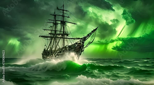 The Spectral Sails of the Flying Dutchman, Doomed Captain Haunts the Seas photo
