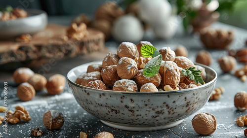 Savor the wholesome crunch of our premium nuts. Packed with goodness, our nuts are a delightful blend of flavor and nutrition. Elevate your snacking experience with nature's finest.