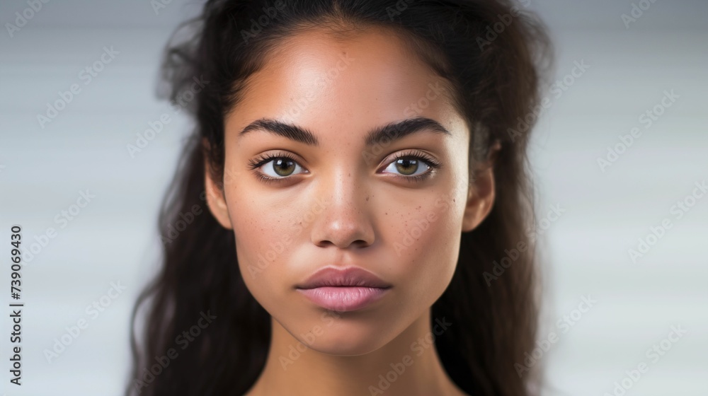 Image of a woman on a white background.