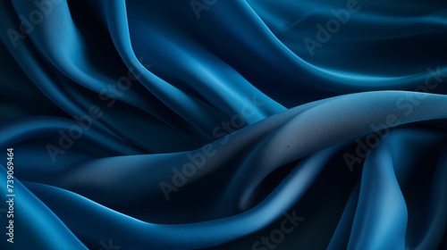 Wallpaper Mural Image of blue curtains background. Torontodigital.ca