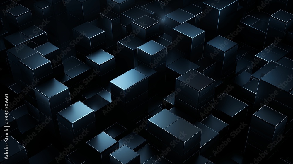 Image of cyber dark building blocks. Image of cyber dark building blocks.