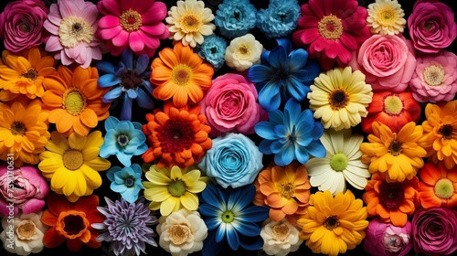 Image of colorful flowers. © kept