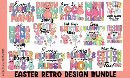 Easter Retro Design Bundle