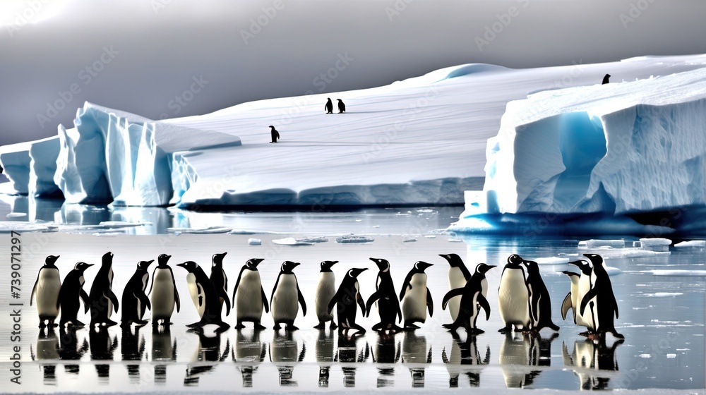 Obraz premium penguins