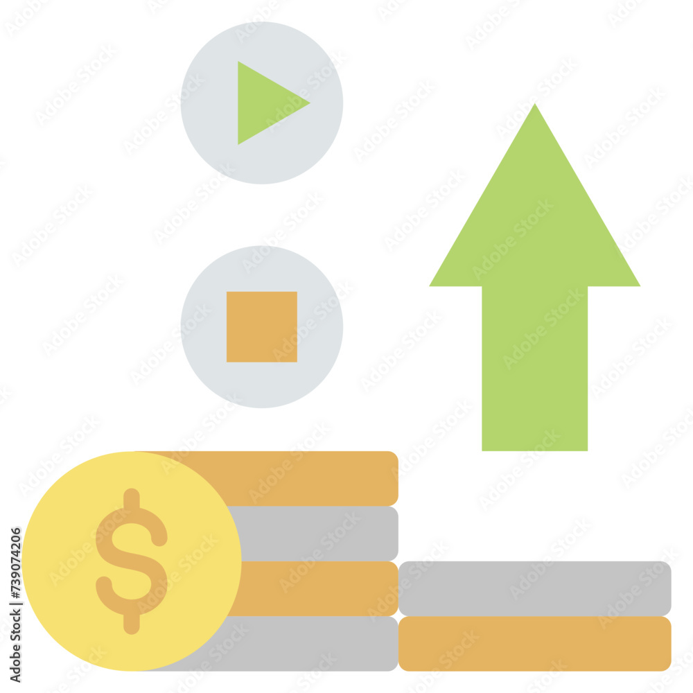 Payment Control Flat Icon