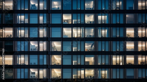 Large building with numerous windows.