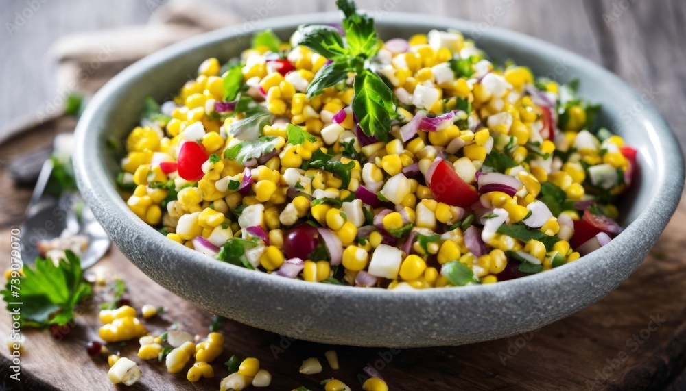 Fresh and vibrant summer salad Fresh and vibrant summer salad