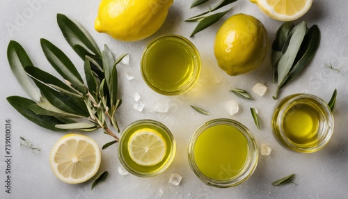  Freshly squeezed lemon juice, ready to brighten up your day! photo