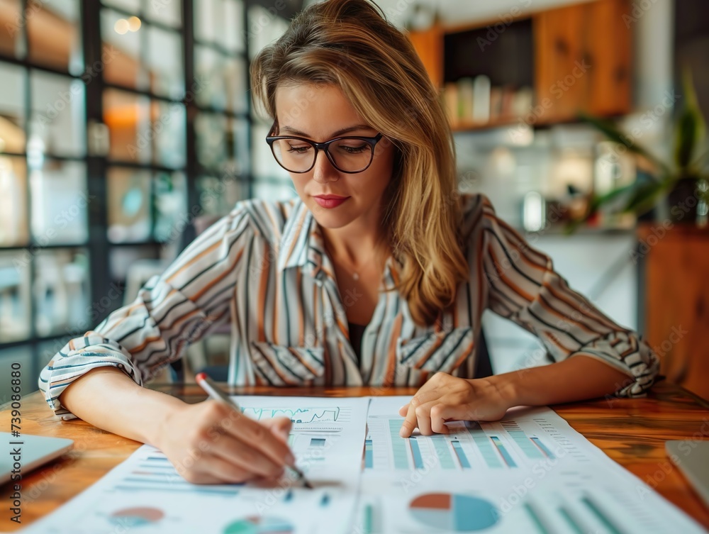 Fototapeta premium Financial planning is a dynamic process that adapts to changes in your personal circumstances, goals, and the external economic environment
