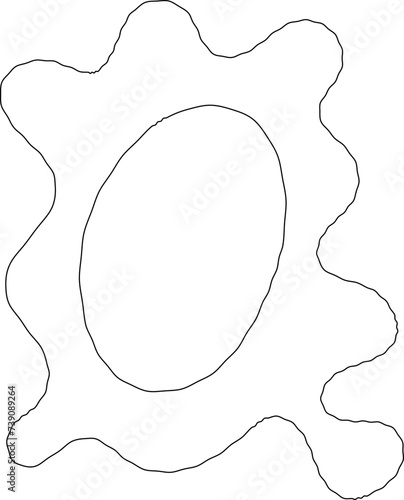 Line art abstract furniture
