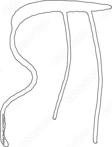 Line art abstract furniture