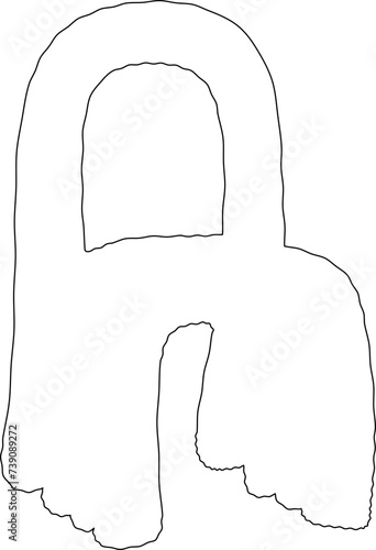 Line art abstract furniture
