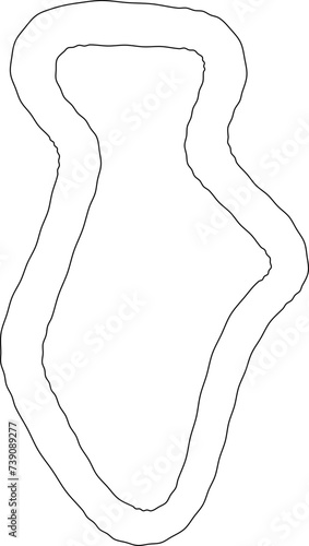 Line art abstract furniture