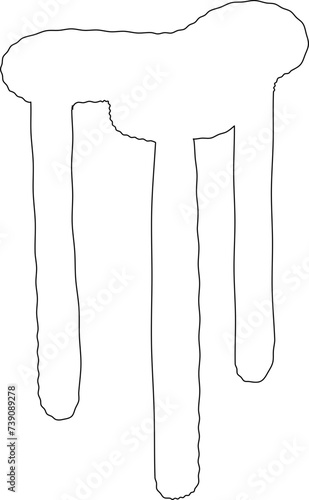 Line art abstract furniture