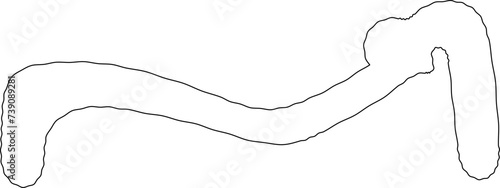 Line art abstract furniture