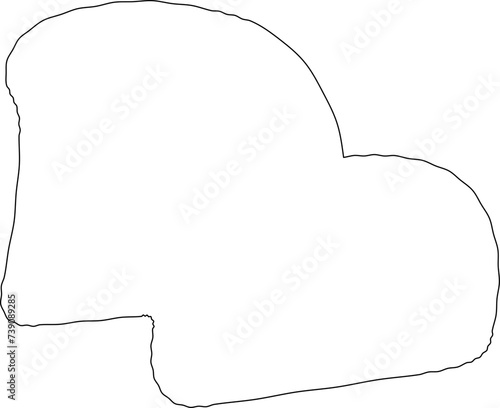 Line art abstract furniture