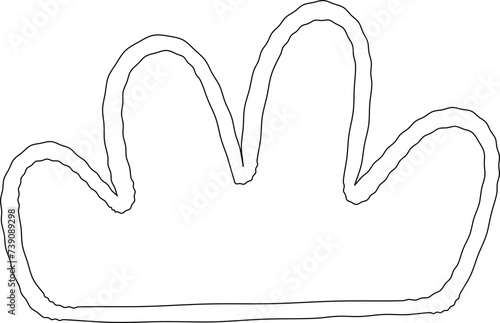 Line art abstract furniture
