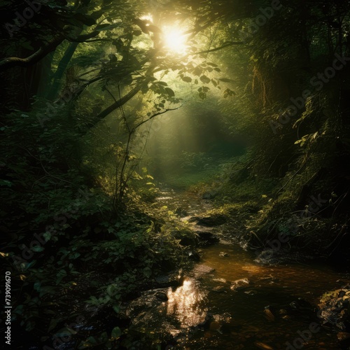 forest in the night