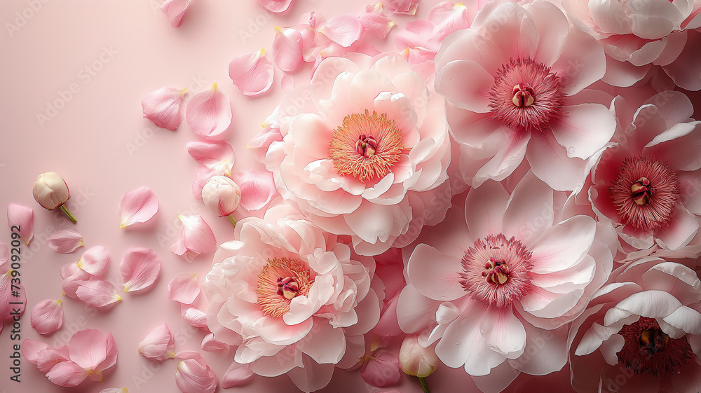 close up of pink flowers close up of pink flowers