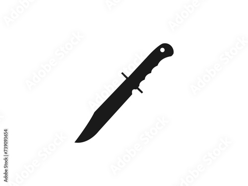 military combat knife icon element of weapon icon for mobile concept and web apps.combat knife icon can be used for web and mobile. Edged weapons symbol.Hunting equipment.Isolated on white background.