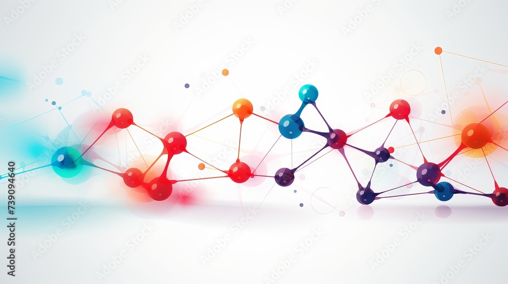 Abstract molecules design. Atoms. Abstract background for banner or flyer. Vector illustration Abstract molecules design. Atoms. Abstract background for banner or flyer. Vector illustration