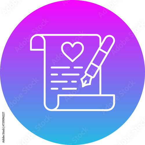 Wedding Contract Icon