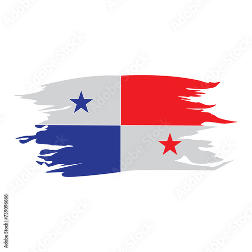 vectors illustration panama country flag icon symbol design